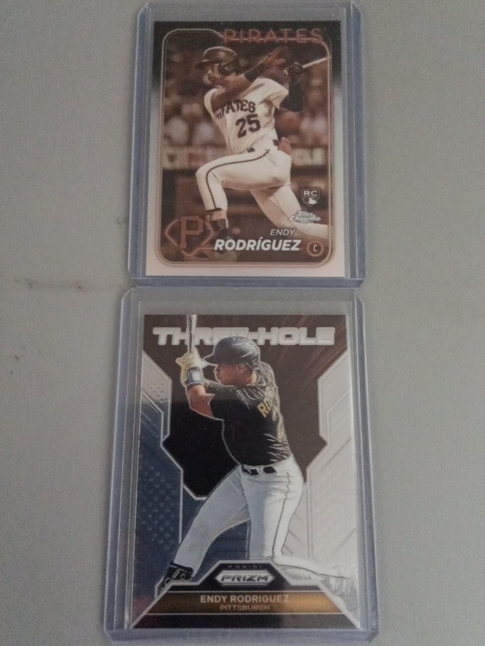Endy Rodríguez Baseball Card Lot - Black/White